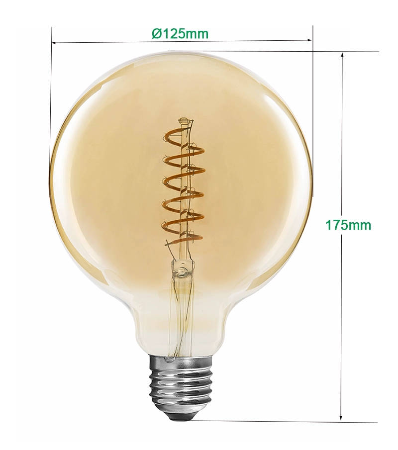 Bombillas de filamento LED G125 4W