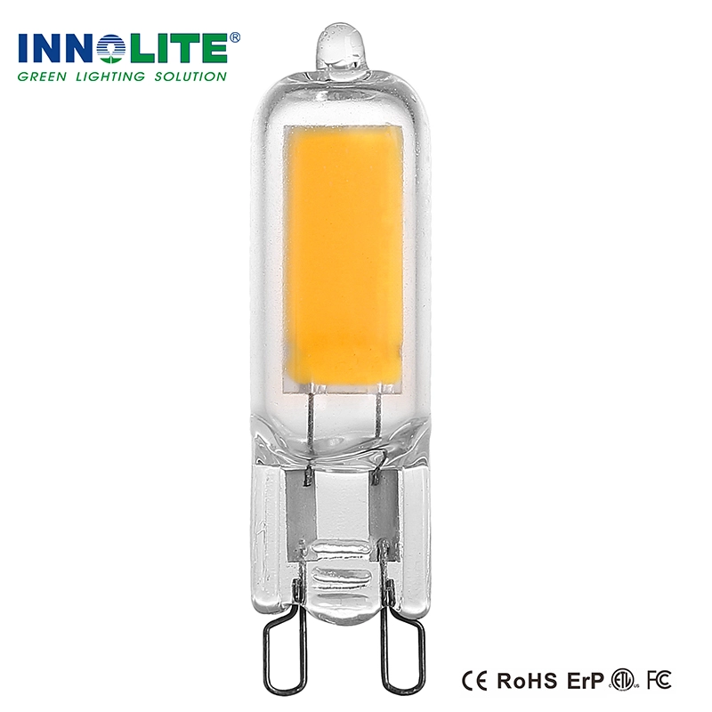 Full Glass G9 COB LED bombillas 2W