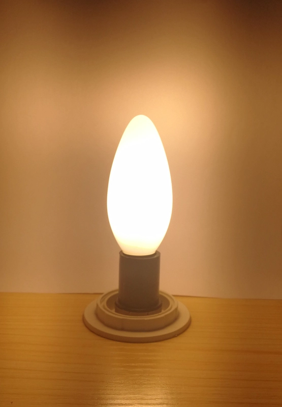 Full Glass LED Candle Light Bulbs C35 4W