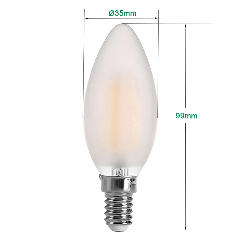 Bombillas LED para Velas de Filamento C35 4W