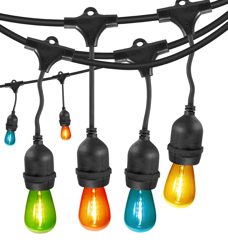 China LED Crystal Bubble Ball String Lights EU Style 1.5W manufacturer