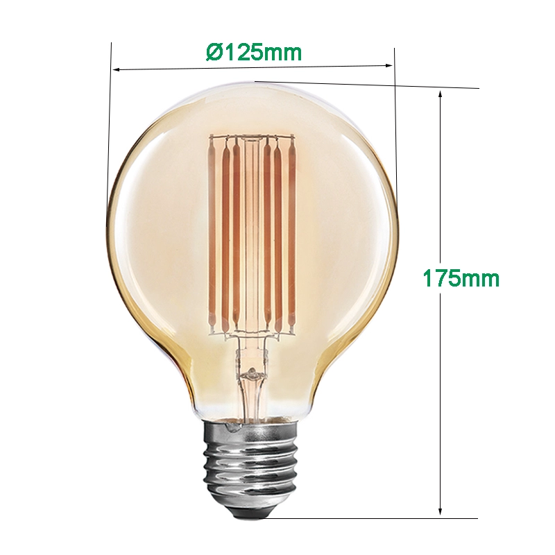 خيوط طويلة G125 LED لمبات إضاءة خيوط عتيقة
