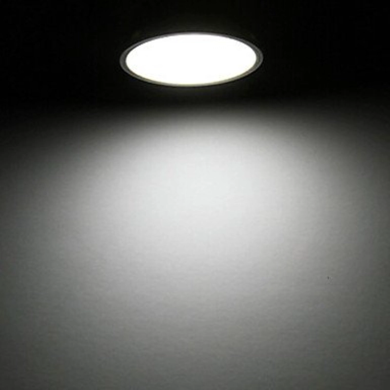 Projecteur LED COB GU10 en aluminium plastique 6W
