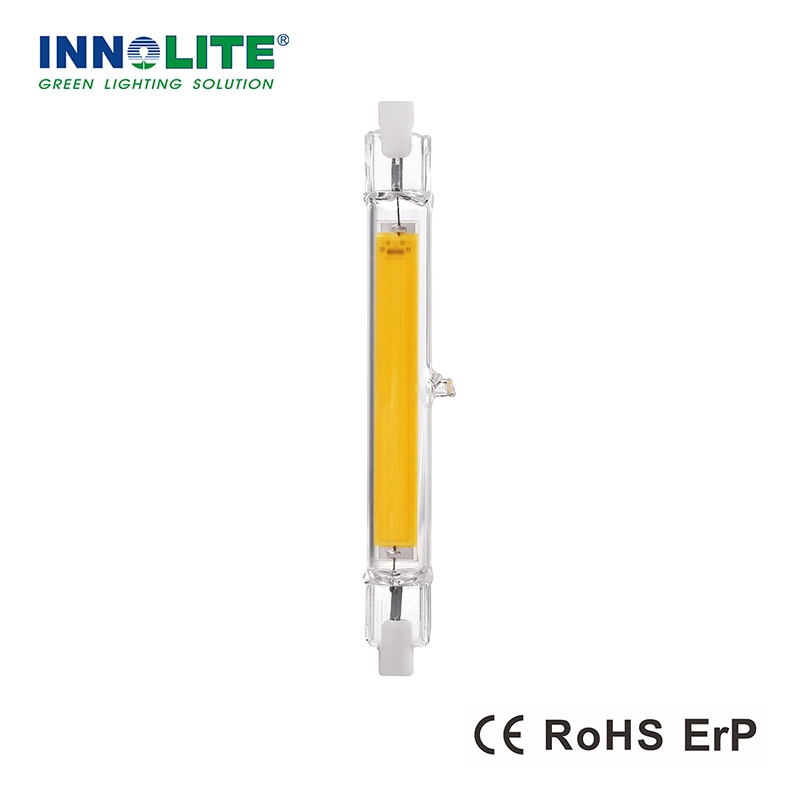 R7S 118MM مصباح أنبوب زجاجي LED 10W