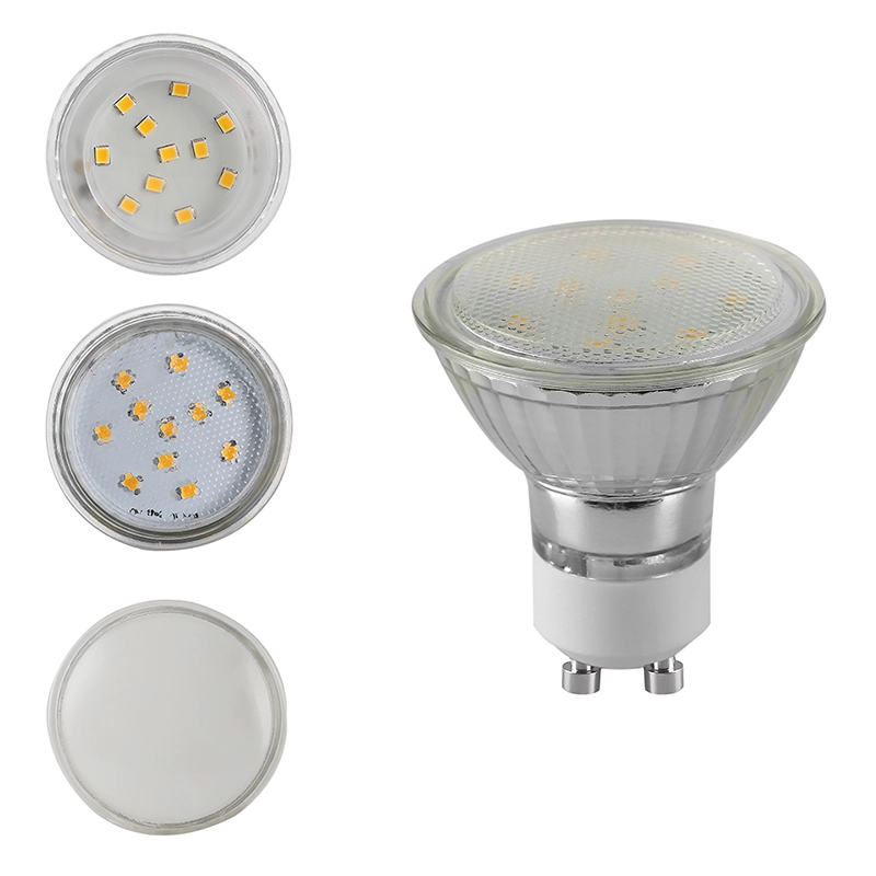 SMD GU10 LED الأضواء الزجاجية 5W