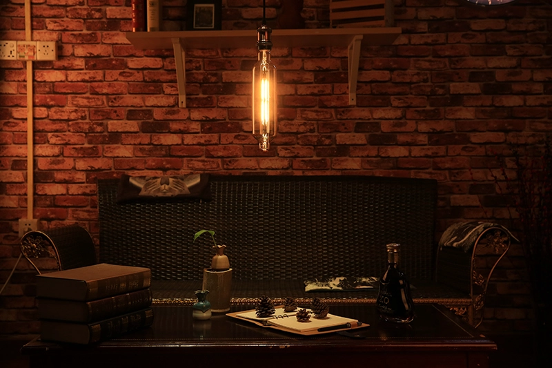 T75 Bombilla tubular Edison Antique Style 12W