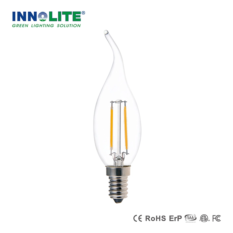 شمعة الذيل CA32 2W LED مصابيح خيوط