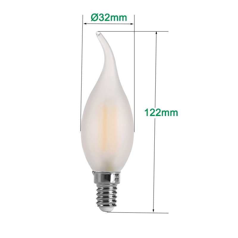 شمعة الذيل CA32 LED مصابيح خيوط 5.5W