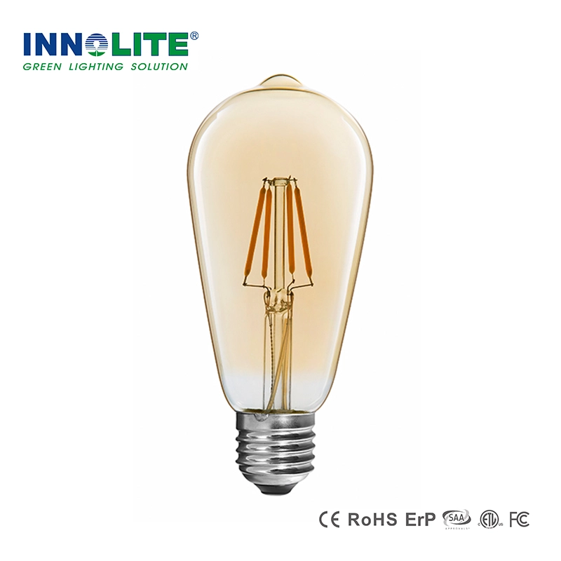 خمر اديسون ST64 4W LED لمبة