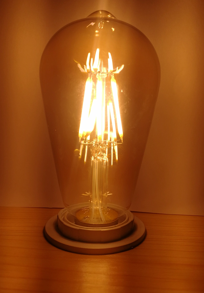 خمر اديسون ST64 4W LED لمبة
