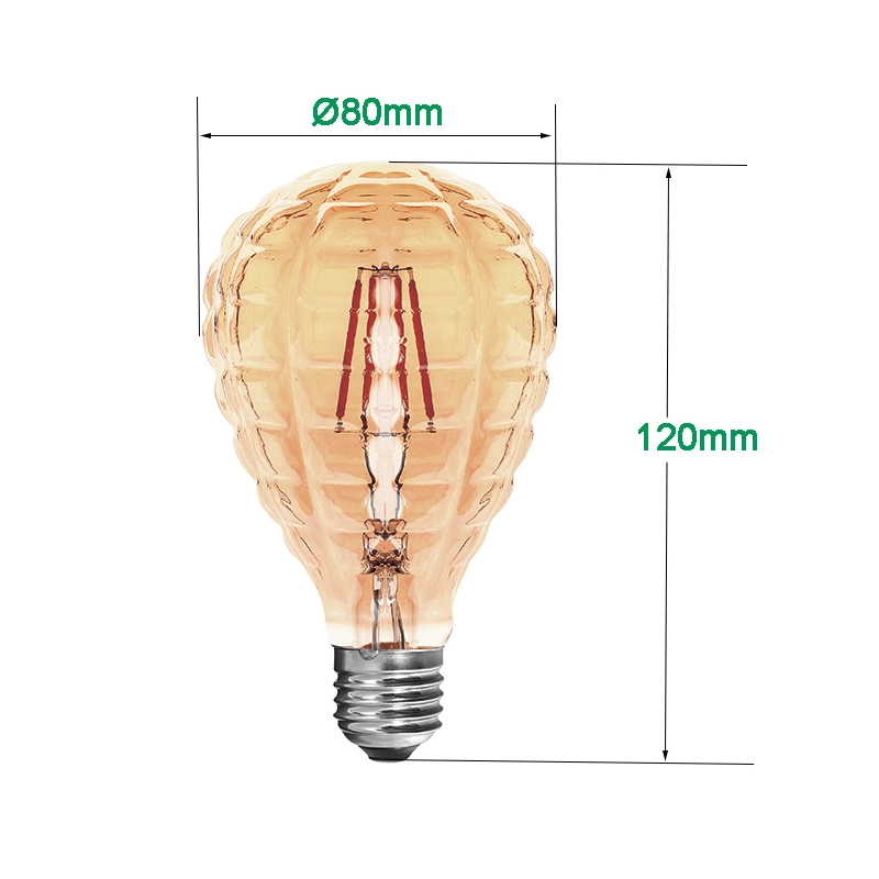 Bombilla LED granada Vintage 4W