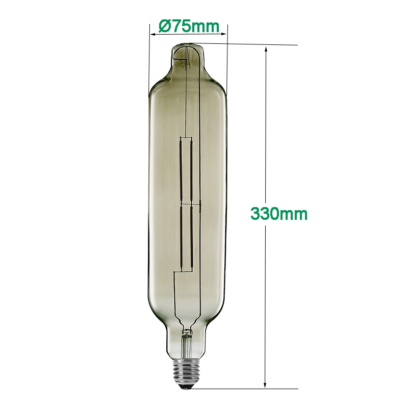 fábrica tubular decorativa del bulbo del filamento del LED, bulbos tubulares de 8W T75 LED proveedor China, bulbos tubulares del LED de China proveedor