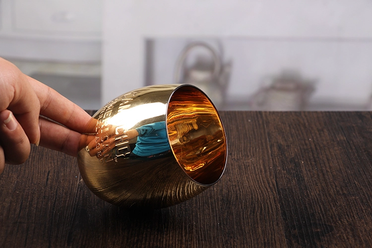 Gold votive candle holders