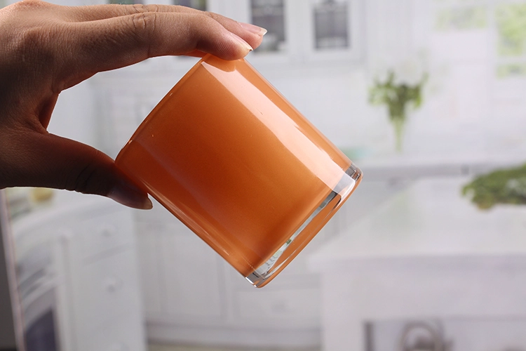 Orange candle holders