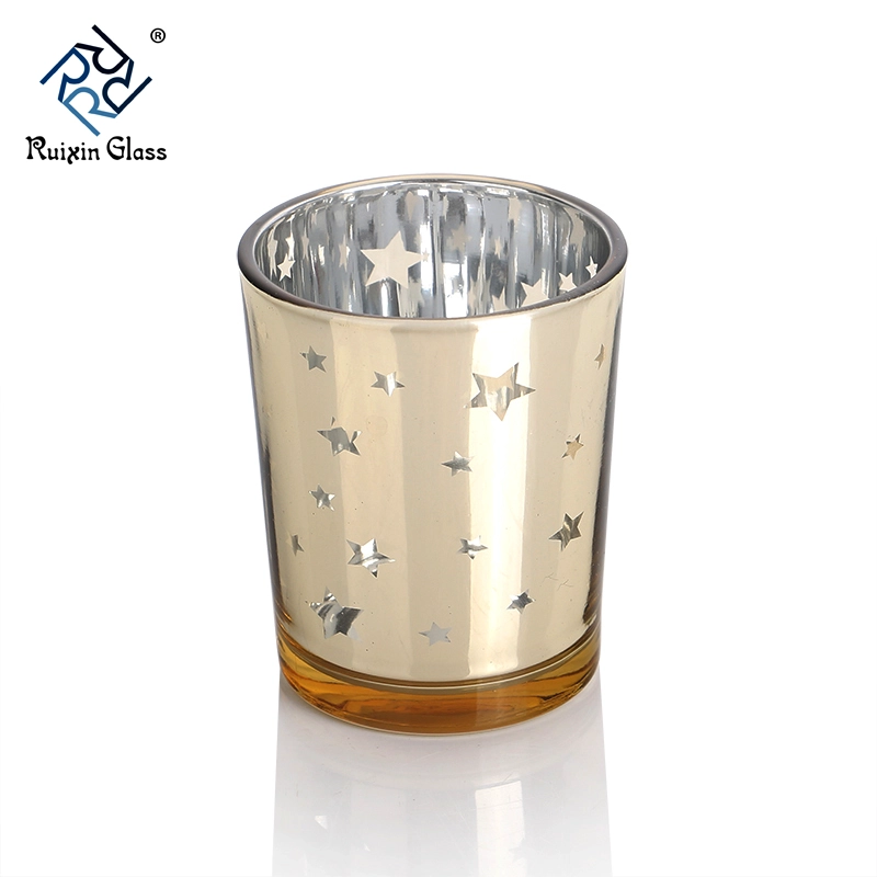 Clear candle holders