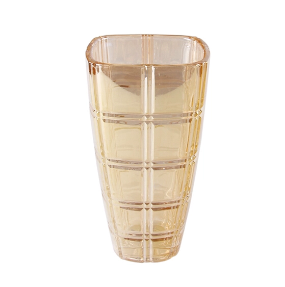 Colored glass vase set