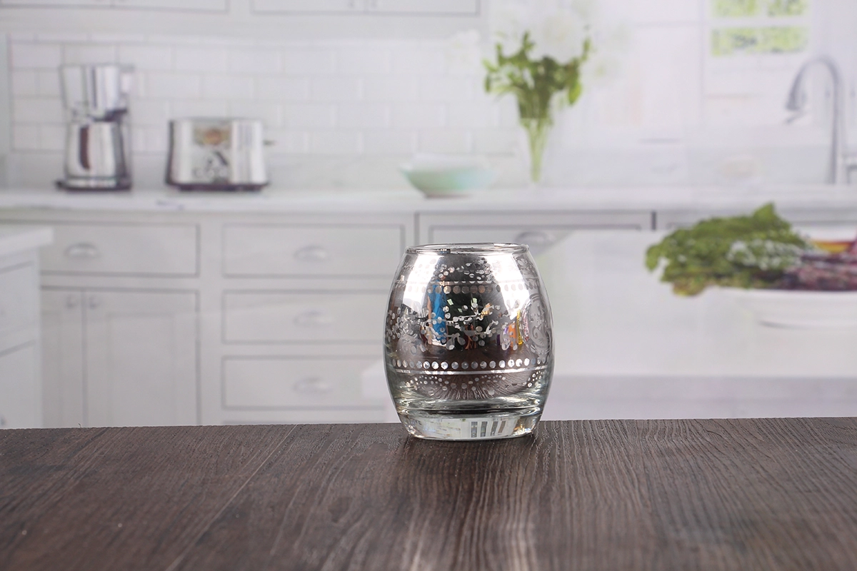 Silver candle holders