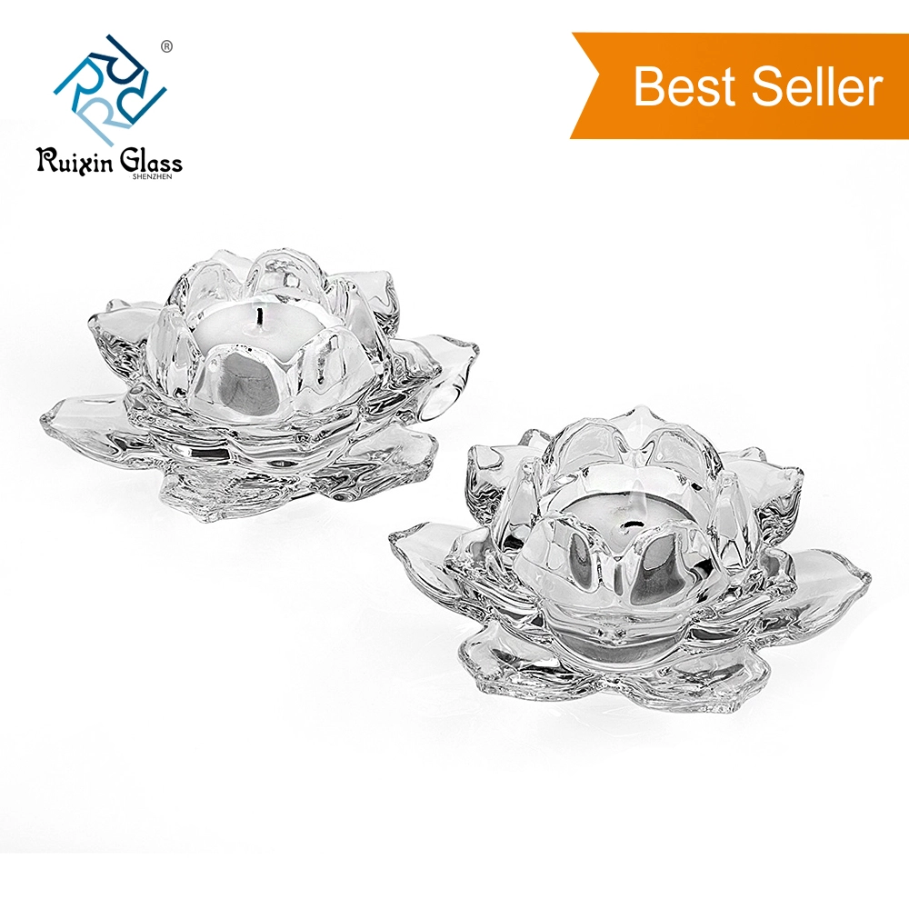 CD014 OEM Accept Lead-free Glass Wholesale Crystal Candle Holder Factory In China