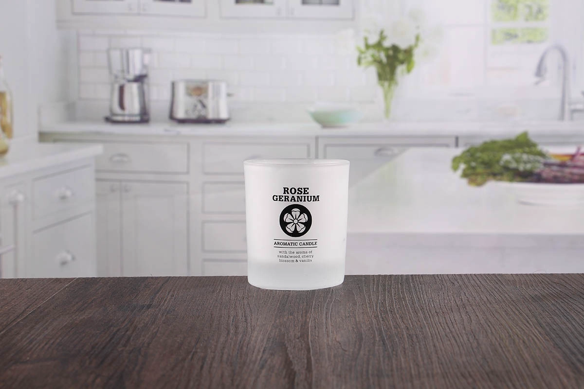 White votive candles holders