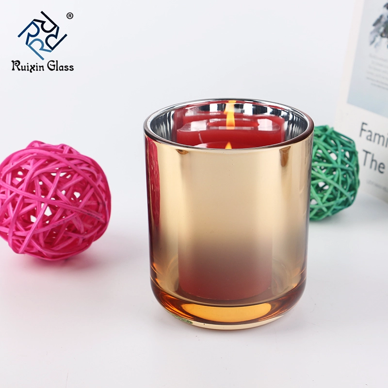 Golden candle holders