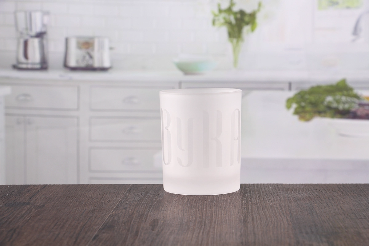 White votive holder