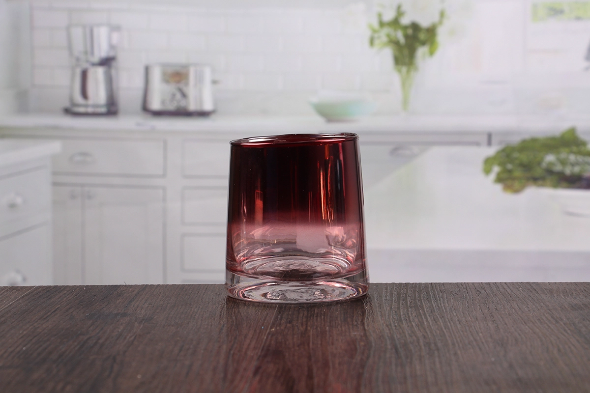 Decorating glass candle holders