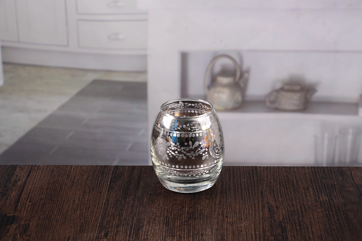 Silver candle holders