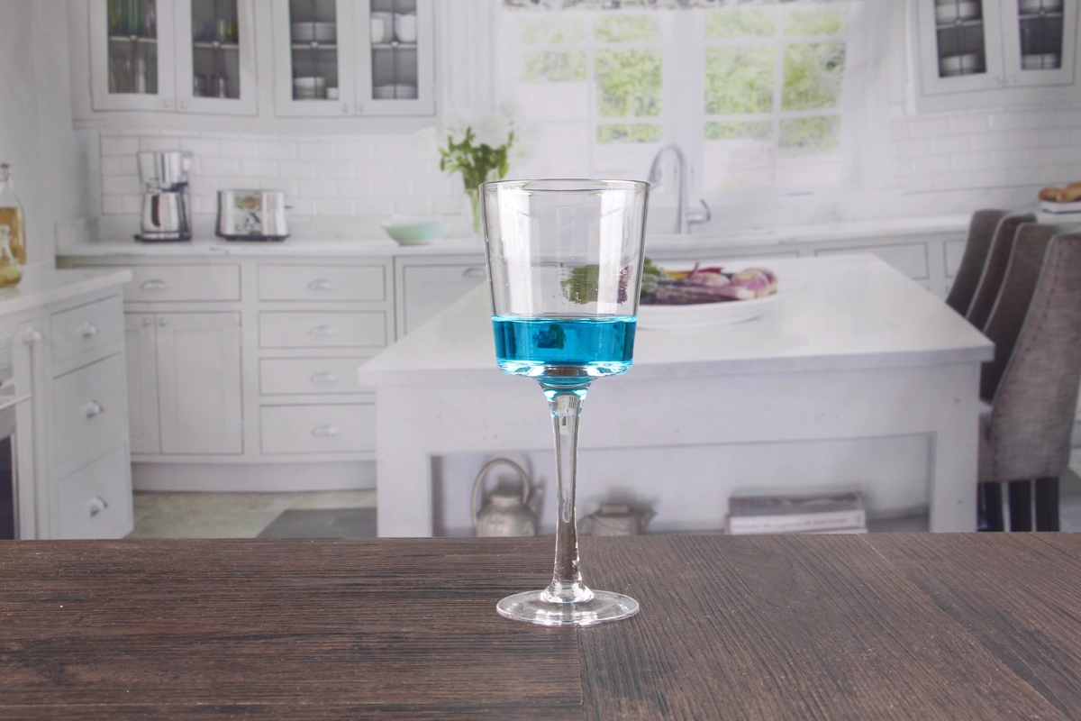 Glass stemmed candle holders