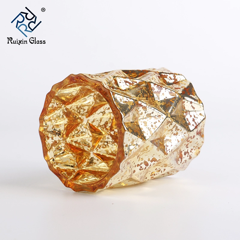 mosaic glass votive candle holders