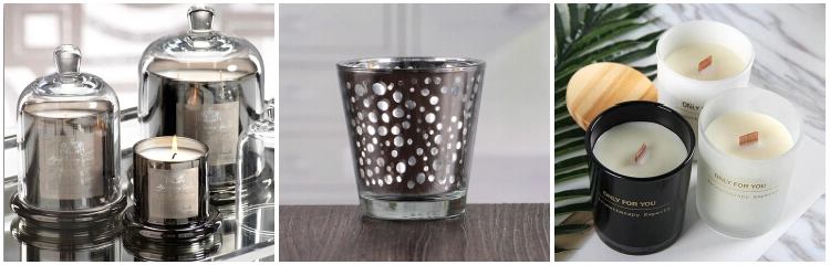 Glitter Powder 4OZ Jar Candle Holders With Lid Wholesale