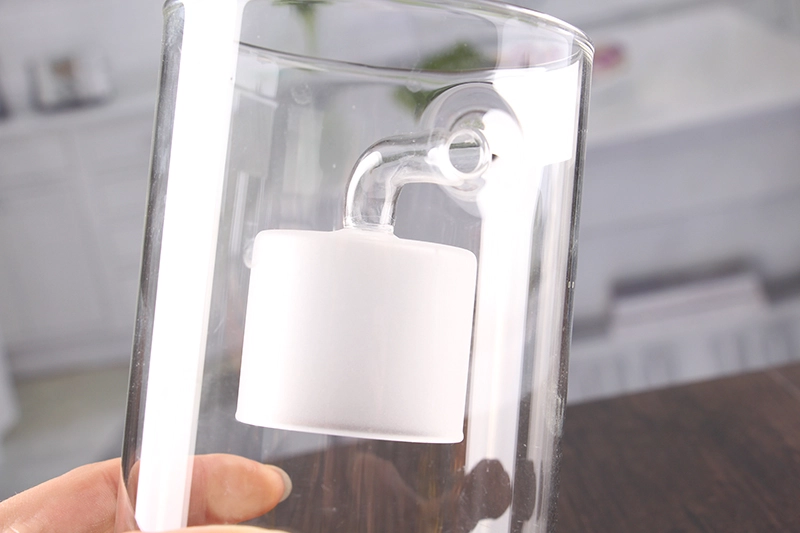 Glass hurricane candle holders