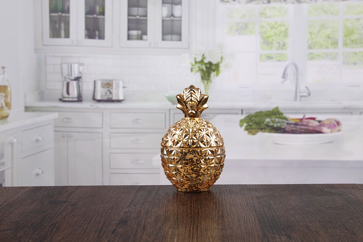 Small gold candle holders