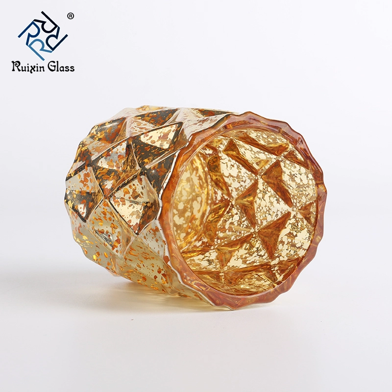 mosaic glass votive candle holders
