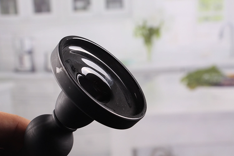 Black pillar candle holders