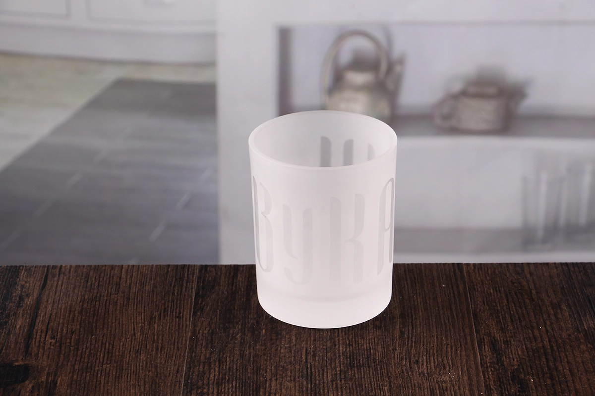 White votive holder