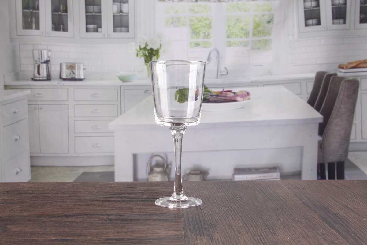 Glass stemmed candle holders