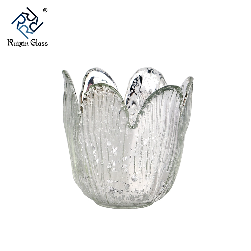 Colored ceramic candle holders