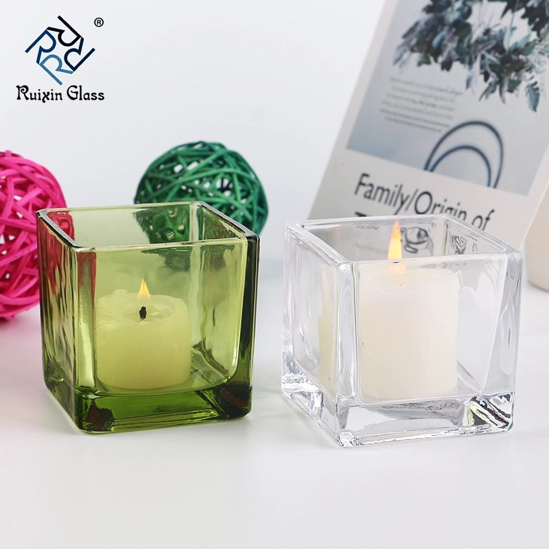 Decorating glass candle holders