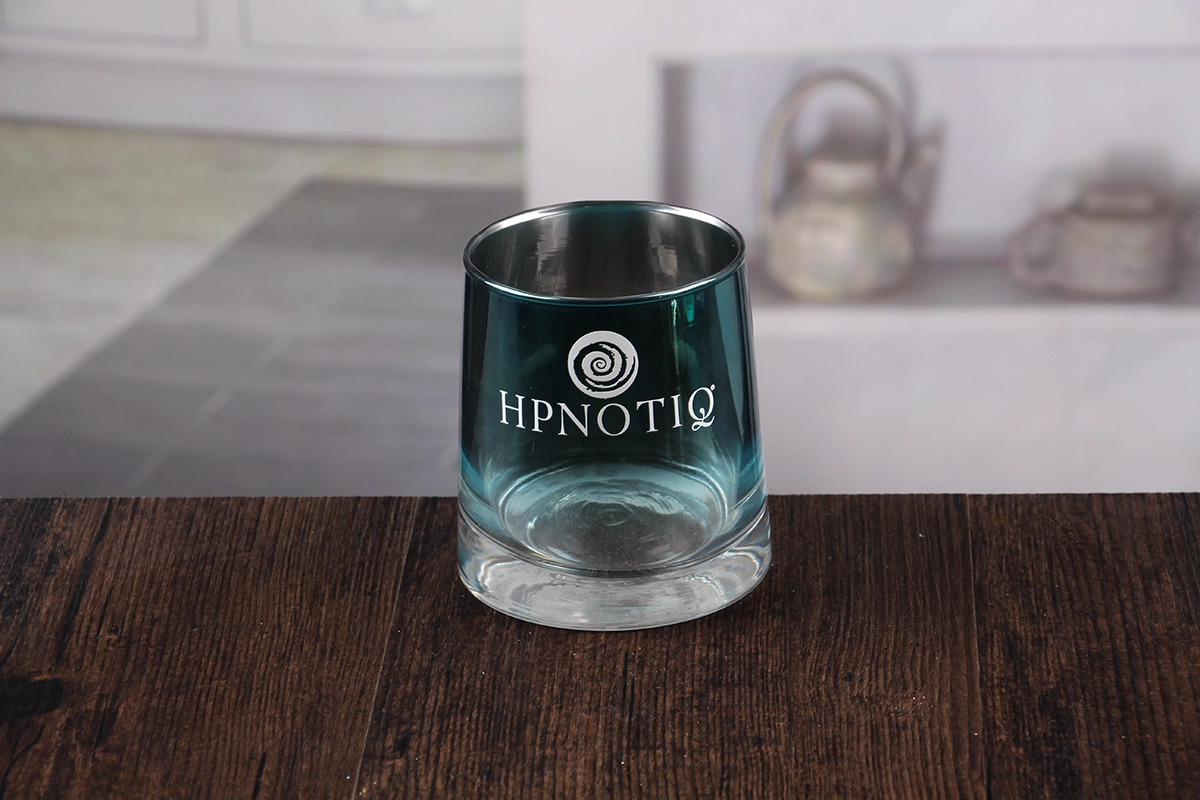 Decorating glass candle holders