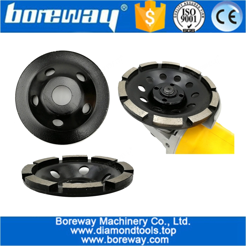 Single row diamond grinding cup wheels for concrete and stones diamond grinding wheel