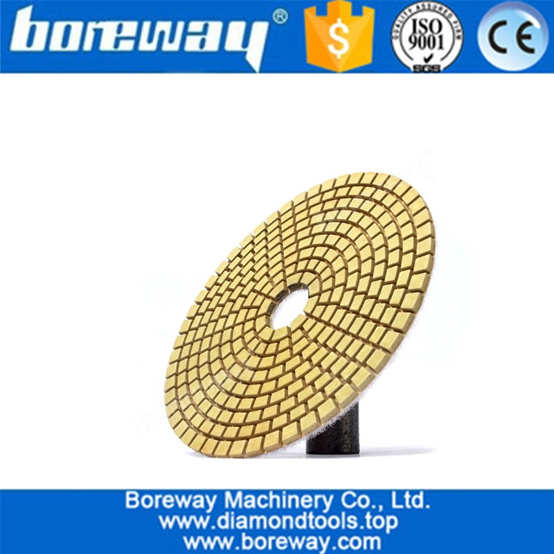 5inch 125mm Wet Use Flexible Diamond Polishing Pad For Stone Granite Ceramic Tile Grinding