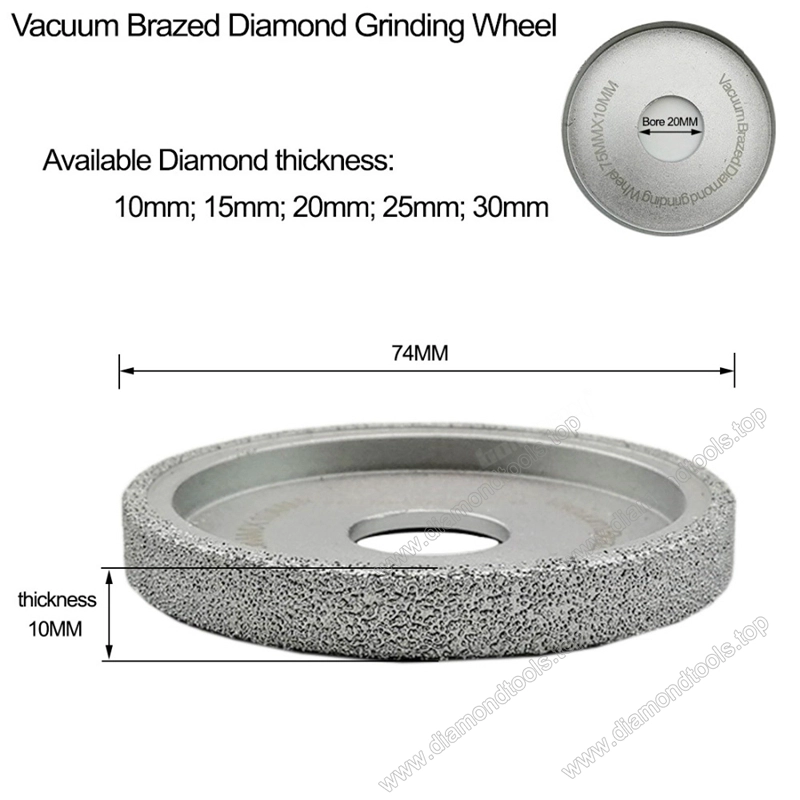 Vacuum Brazed Diamond Grinding wheel wholesale Flat Sanding Disc Diamond hand profile wheels