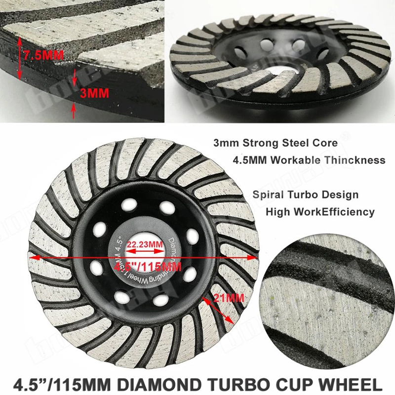 Diamond Turbo Row Grinding Cup Wheel