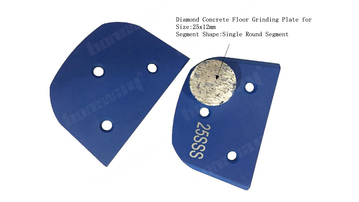 Lavina Diamond Grinding Plate With Single Round Segment