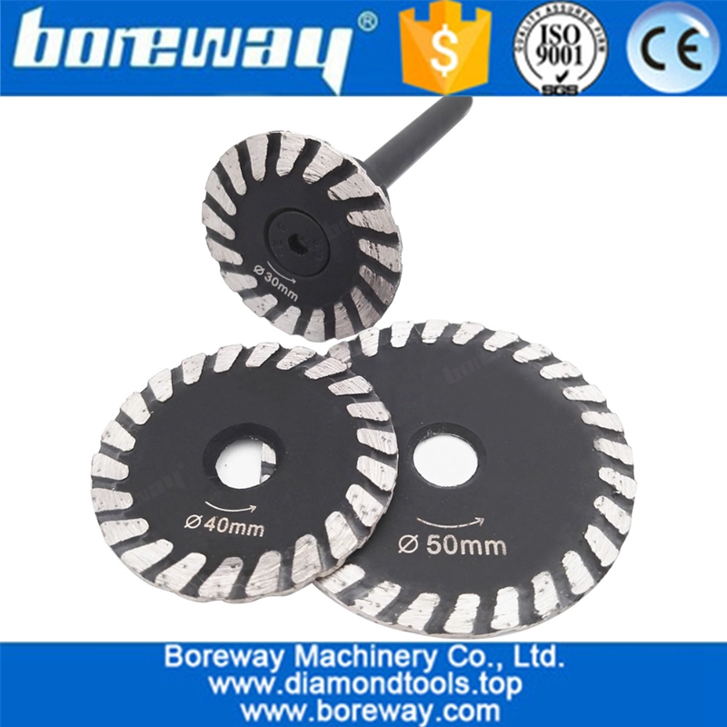 Mini Diamond blade with removable 6mm shank Diamond Caving blades