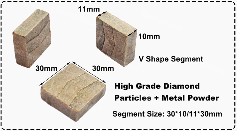 Diamond Cutting Segment for Single Blade Manufacturer09