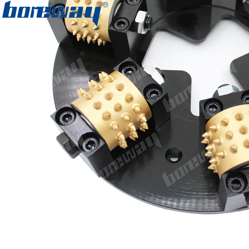 Boreway Superior Quality HTC 270MM 45S Teeth Diamond Litchi Surface Plate With 6 Roller Manufacturer