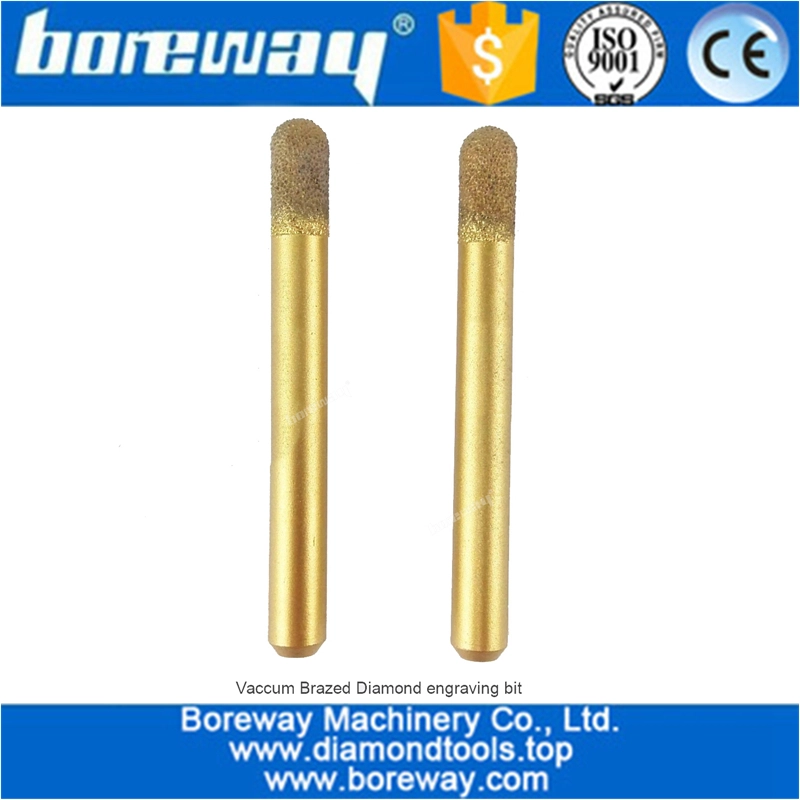 Vaccum Brazed Diamond engraving bits ball end