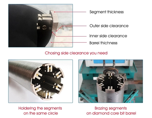 Braze for welding segment on core barrels tools