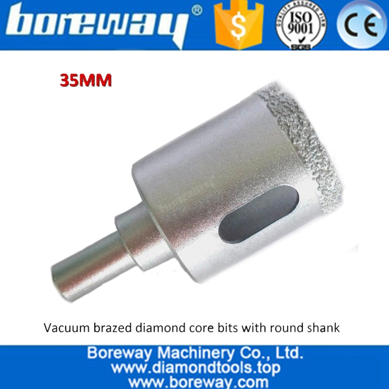 Dia. 35mmm-65mm Vacuum Brazed Diamond drill core bits for stone ceramic